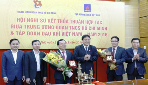 Tập đoàn Dầu khí Việt Nam đẩy mạnh thực hiện thỏa thuận hợp tác với Trung ương Đoàn
