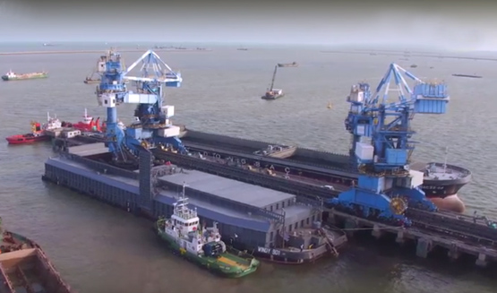 Windy901 xếp dỡ 9000 tấn than tại Cảng Duyên Hải - Trà Vinh
